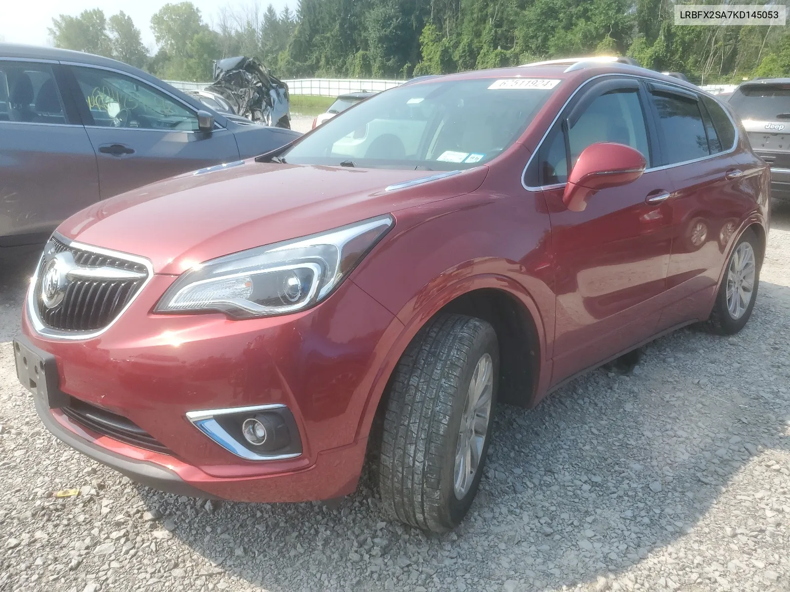 2019 Buick Envision Essence VIN: LRBFX2SA7KD145053 Lot: 67511924