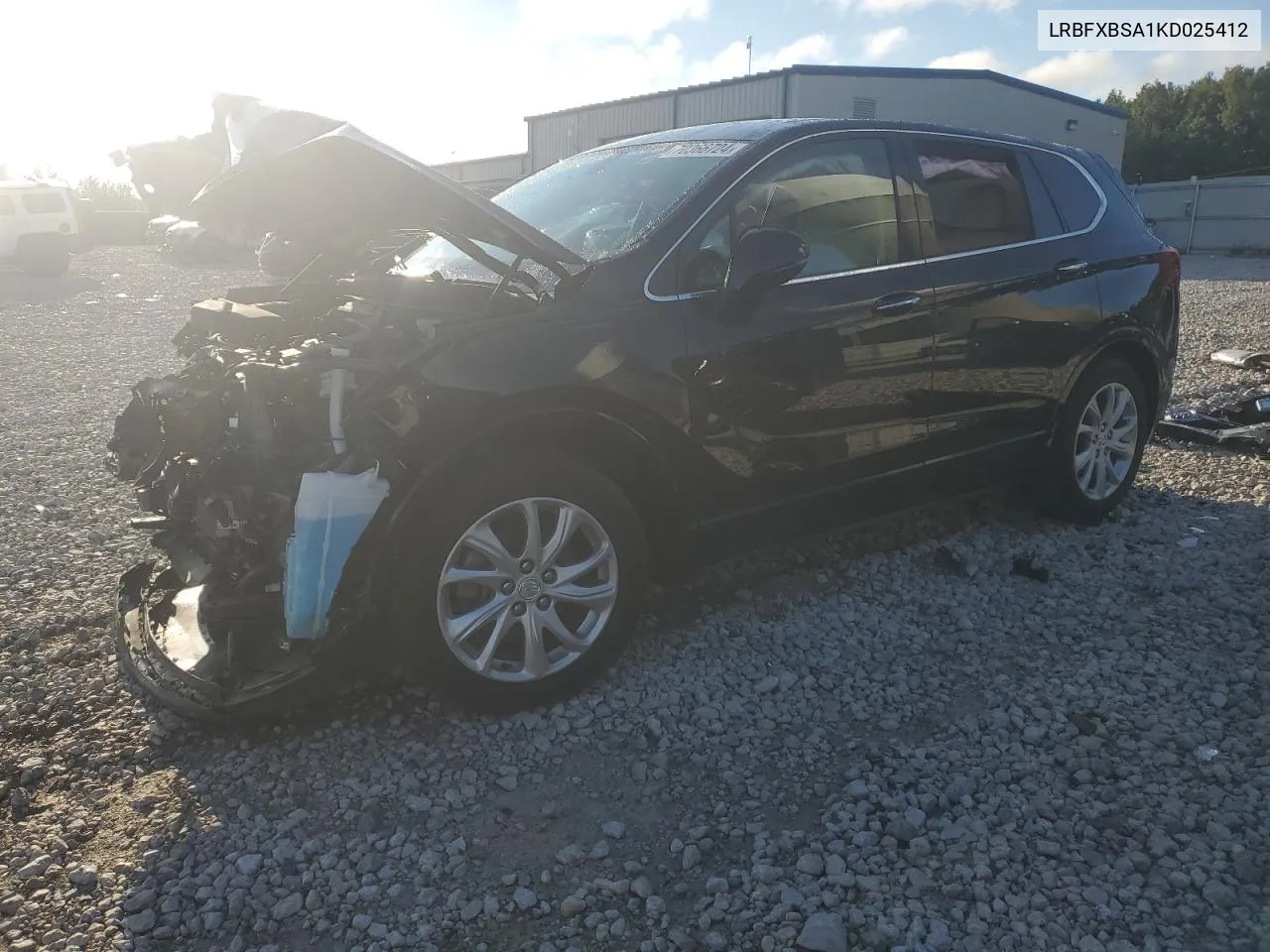 2019 Buick Envision Preferred VIN: LRBFXBSA1KD025412 Lot: 70366724