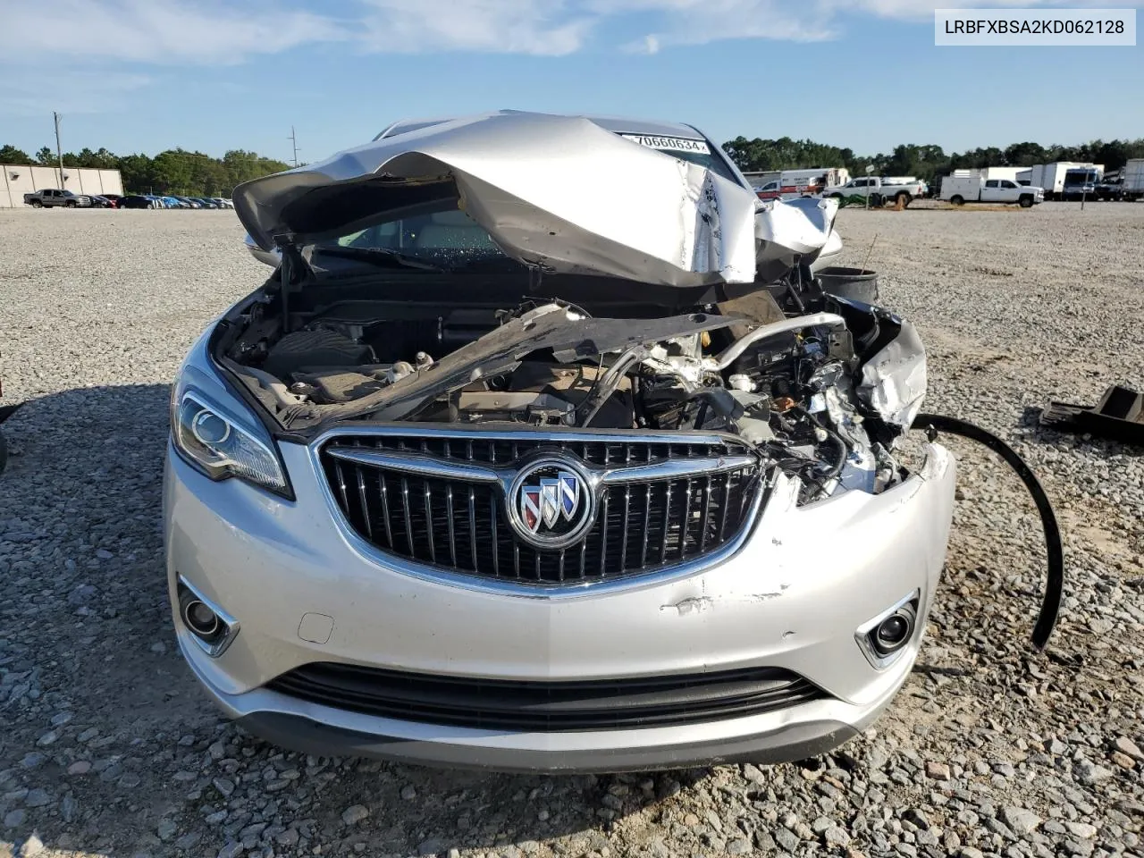 2019 Buick Envision Preferred VIN: LRBFXBSA2KD062128 Lot: 70660634