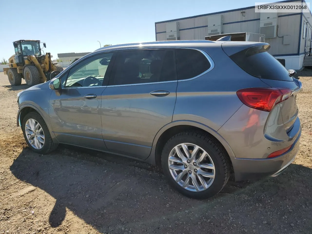 2019 Buick Envision Premium VIN: LRBFX3SXXKD012068 Lot: 73032014