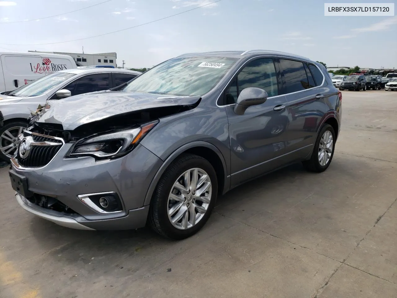 2020 Buick Envision Premium VIN: LRBFX3SX7LD157120 Lot: 56250494