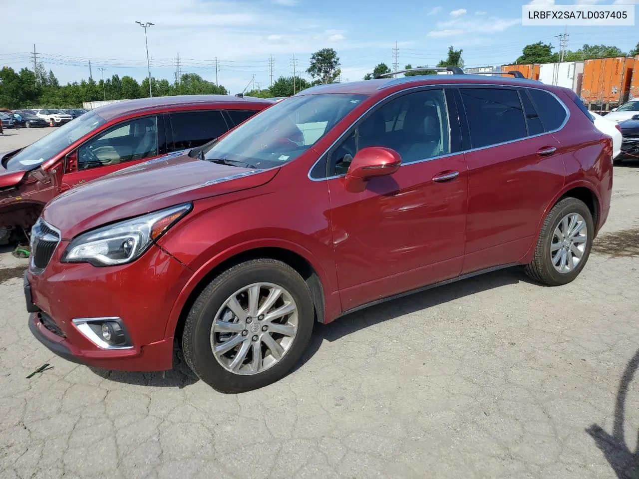 2020 Buick Envision Essence VIN: LRBFX2SA7LD037405 Lot: 57842354