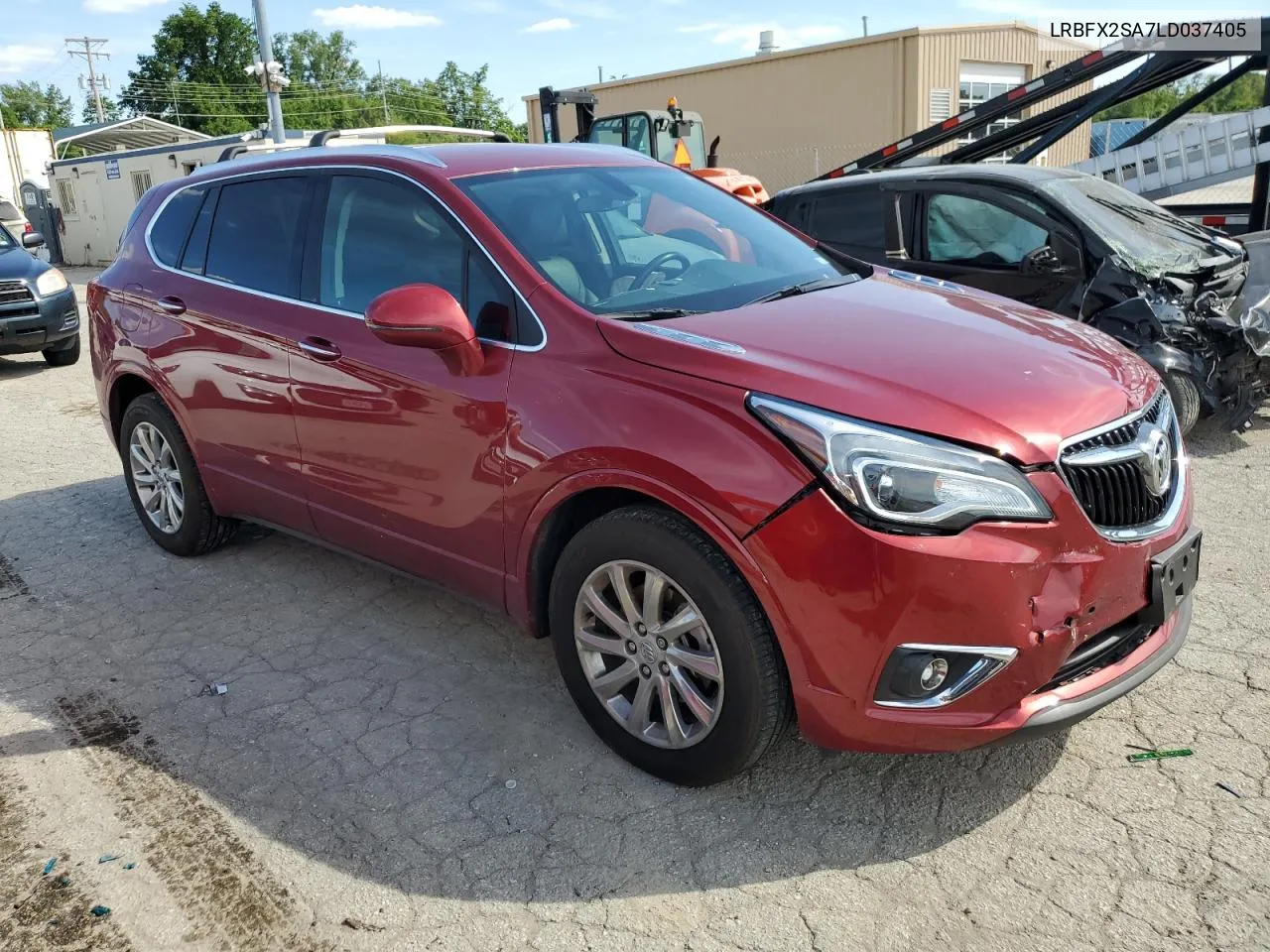 2020 Buick Envision Essence VIN: LRBFX2SA7LD037405 Lot: 57842354