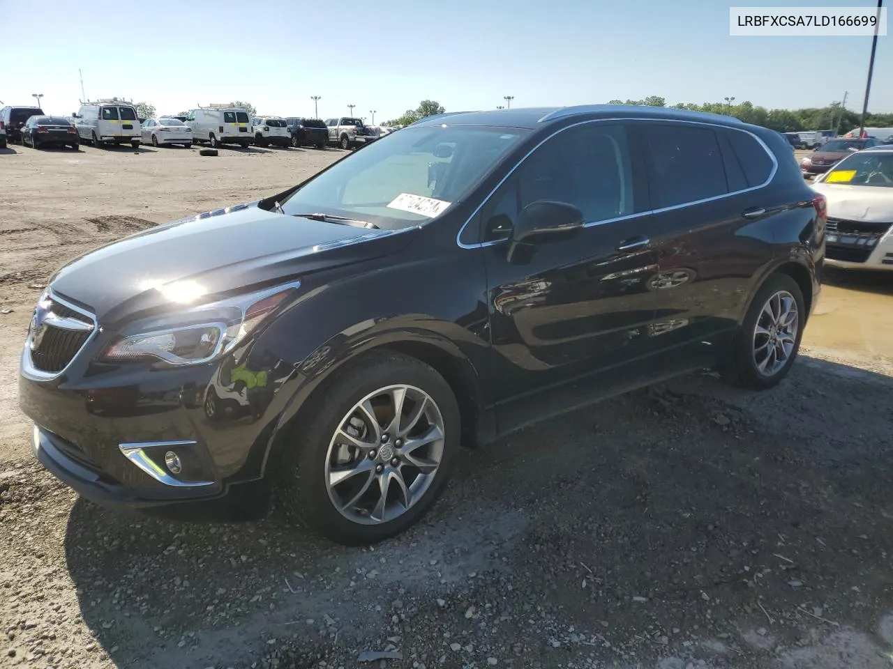 2020 Buick Envision Essence VIN: LRBFXCSA7LD166699 Lot: 60324014