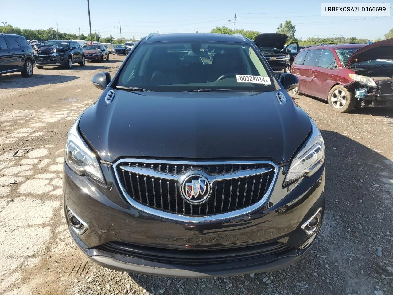 2020 Buick Envision Essence VIN: LRBFXCSA7LD166699 Lot: 60324014