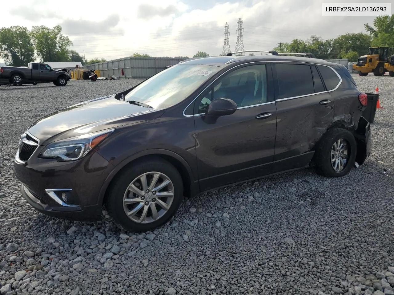 2020 Buick Envision Essence VIN: LRBFX2SA2LD136293 Lot: 61821874