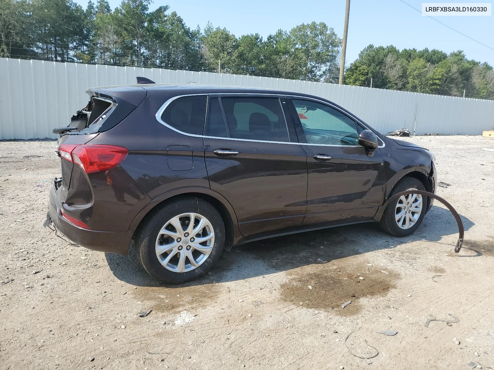 2020 Buick Envision Preferred VIN: LRBFXBSA3LD160330 Lot: 66976654