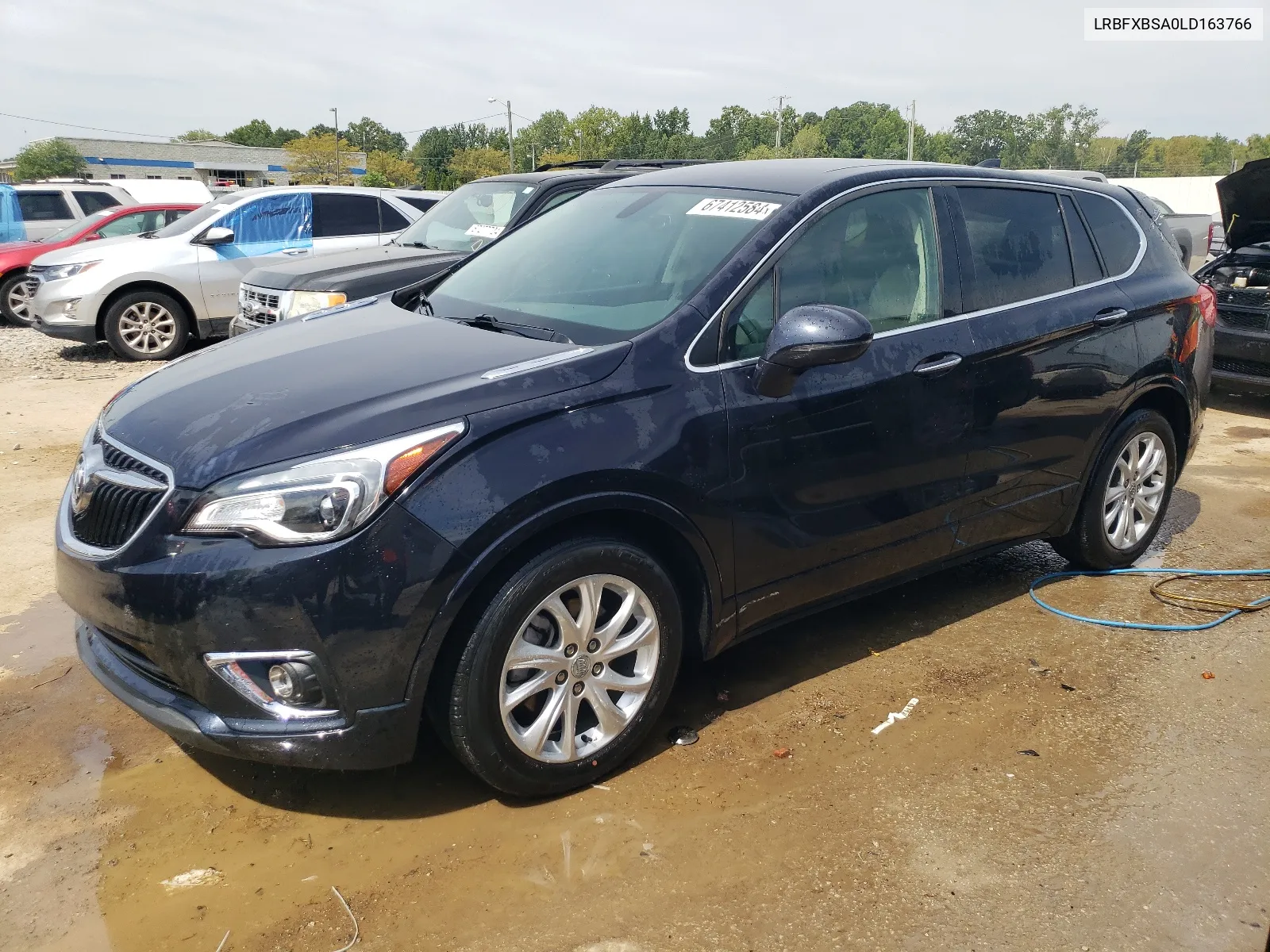 2020 Buick Envision Preferred VIN: LRBFXBSA0LD163766 Lot: 67412584