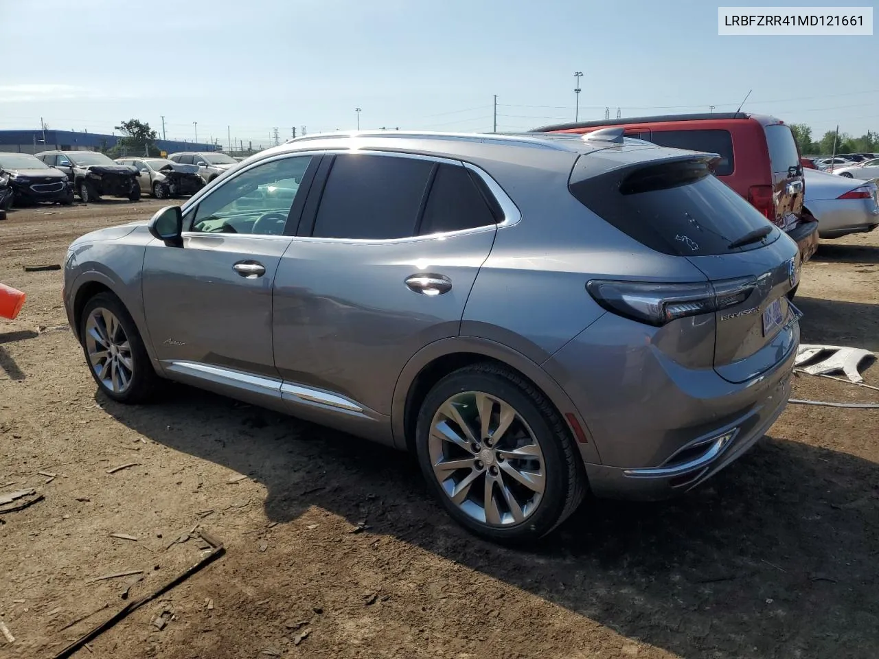 2021 Buick Envision Avenir VIN: LRBFZRR41MD121661 Lot: 55698354