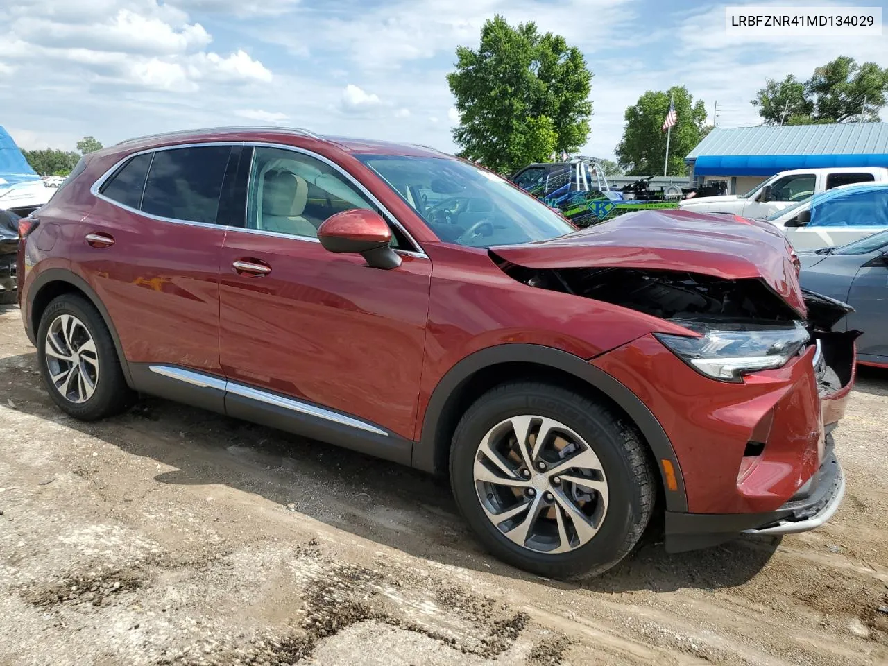 2021 Buick Envision Essence VIN: LRBFZNR41MD134029 Lot: 60150944