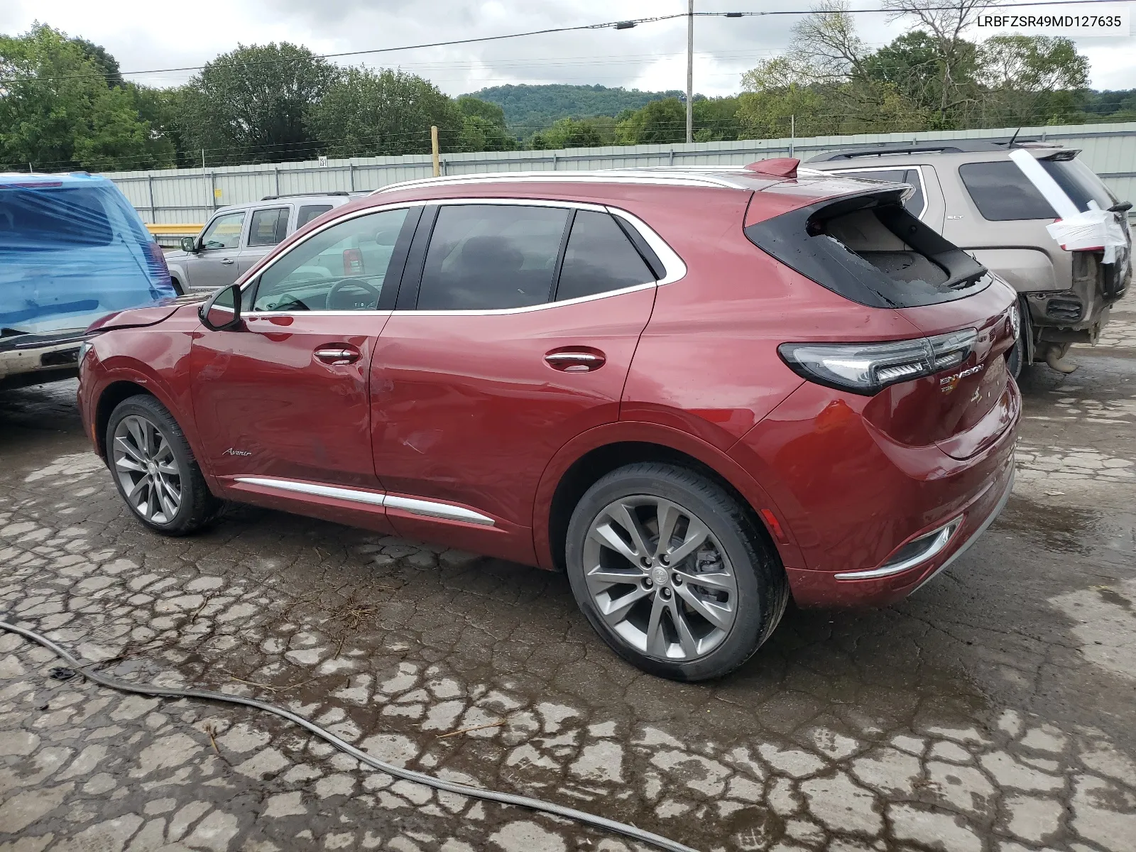 2021 Buick Envision Avenir VIN: LRBFZSR49MD127635 Lot: 64037454