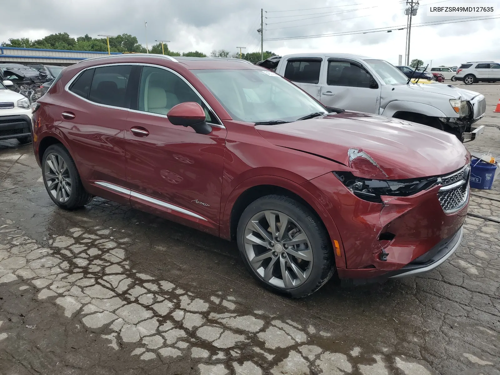 2021 Buick Envision Avenir VIN: LRBFZSR49MD127635 Lot: 64037454