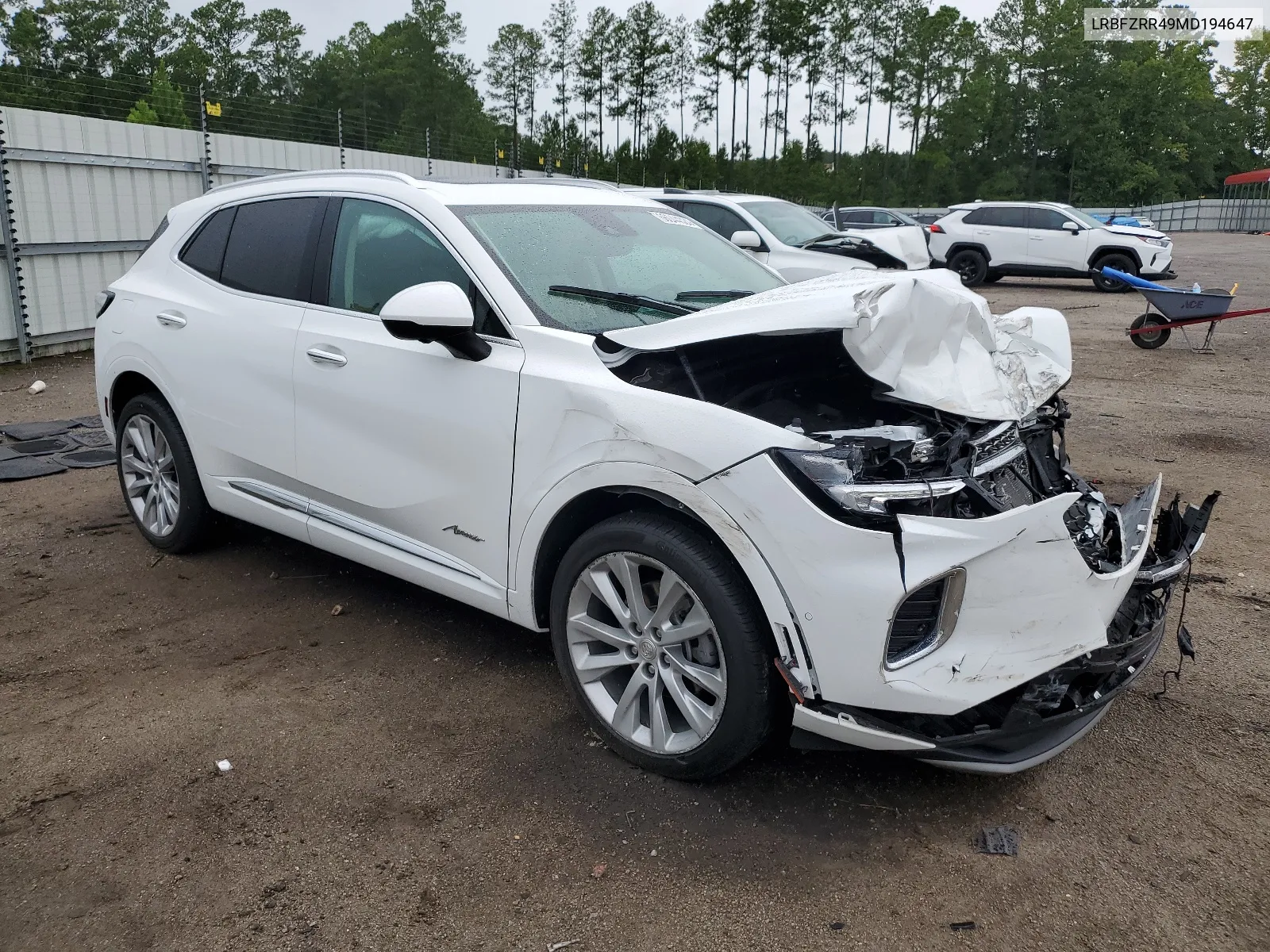 2021 Buick Envision Avenir VIN: LRBFZRR49MD194647 Lot: 66044024