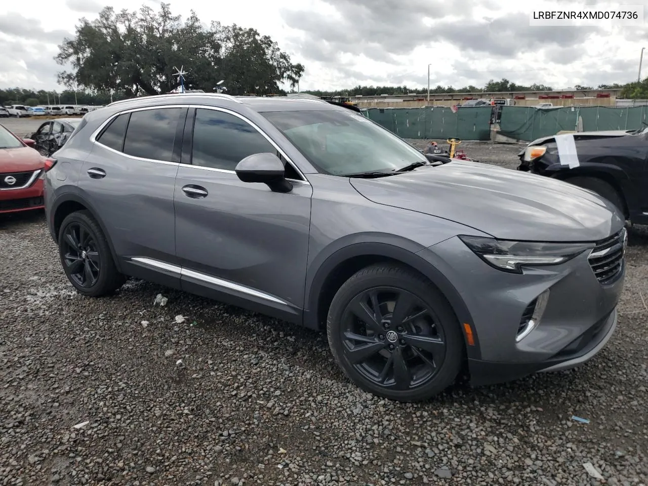 2021 Buick Envision Essence VIN: LRBFZNR4XMD074736 Lot: 70913054