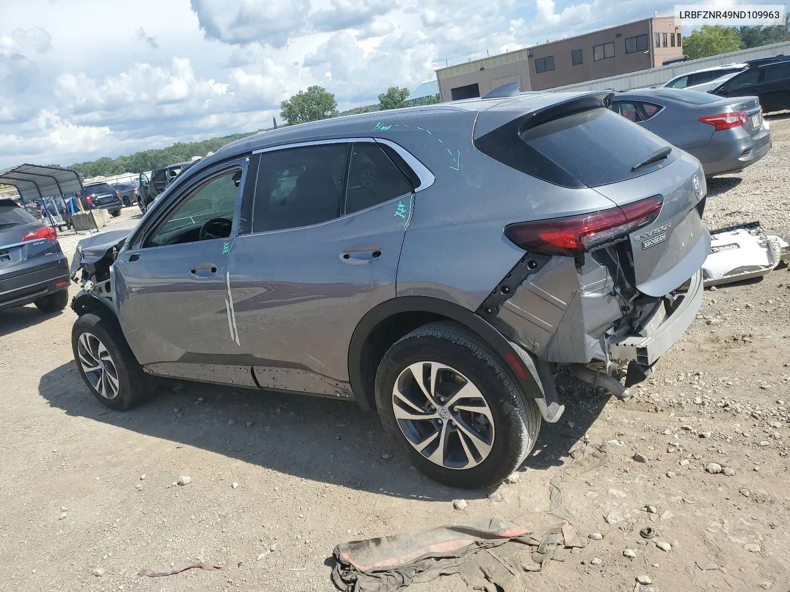 2022 Buick Envision Essence VIN: LRBFZNR49ND109963 Lot: 62471074