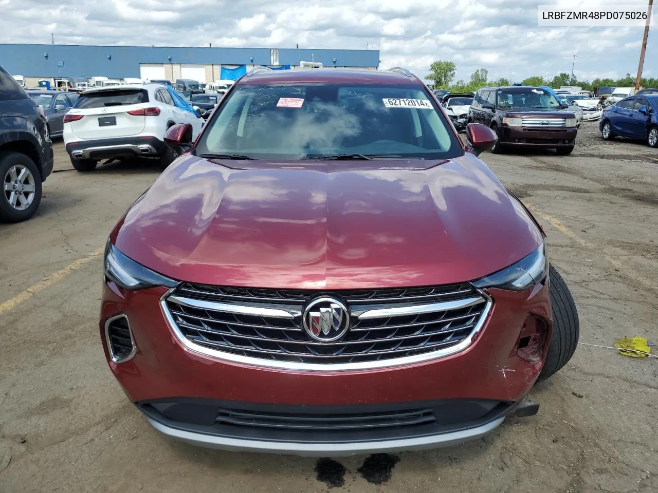 2023 Buick Envision Preferred VIN: LRBFZMR48PD075026 Lot: 62712014