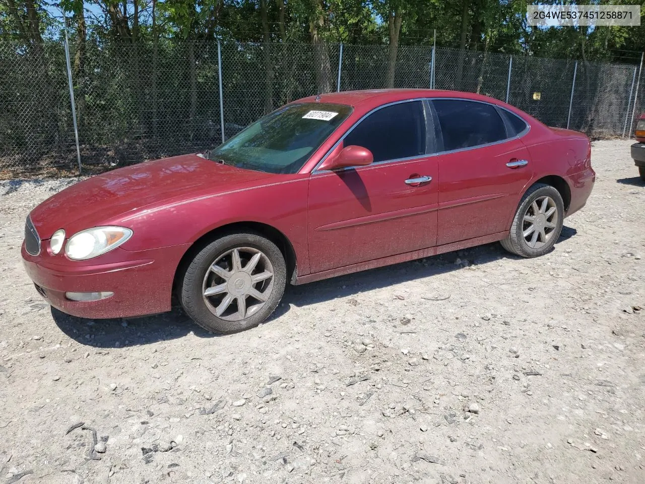 2005 Buick Lacrosse Cxs VIN: 2G4WE537451258871 Lot: 60271904