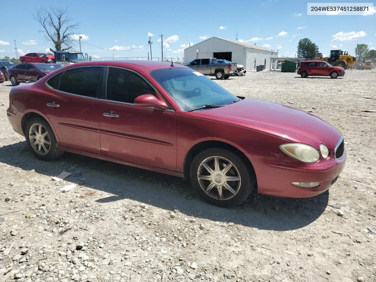 2005 Buick Lacrosse Cxs VIN: 2G4WE537451258871 Lot: 60271904