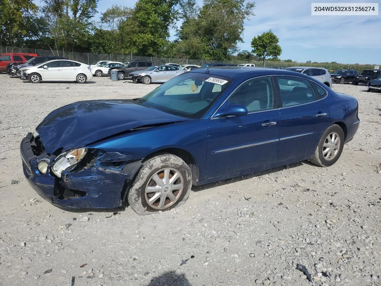 2005 Buick Lacrosse Cxl VIN: 2G4WD532X51256274 Lot: 67909934