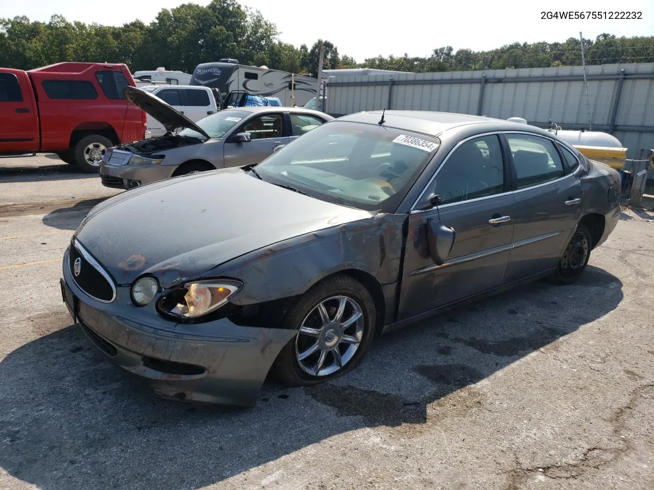 2005 Buick Lacrosse Cxs VIN: 2G4WE567551222232 Lot: 70386354