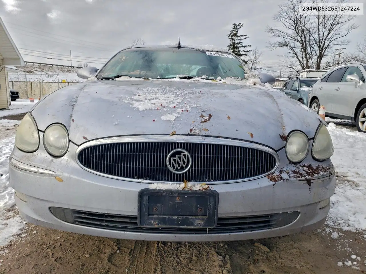 2G4WD532551247224 2005 Buick Lacrosse Cxl
