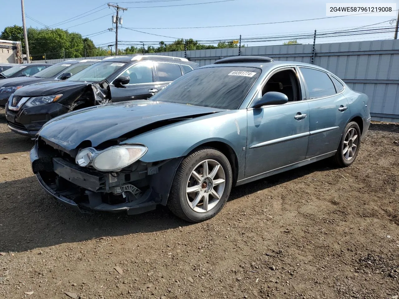 2006 Buick Lacrosse Cxs VIN: 2G4WE587961219008 Lot: 69391774