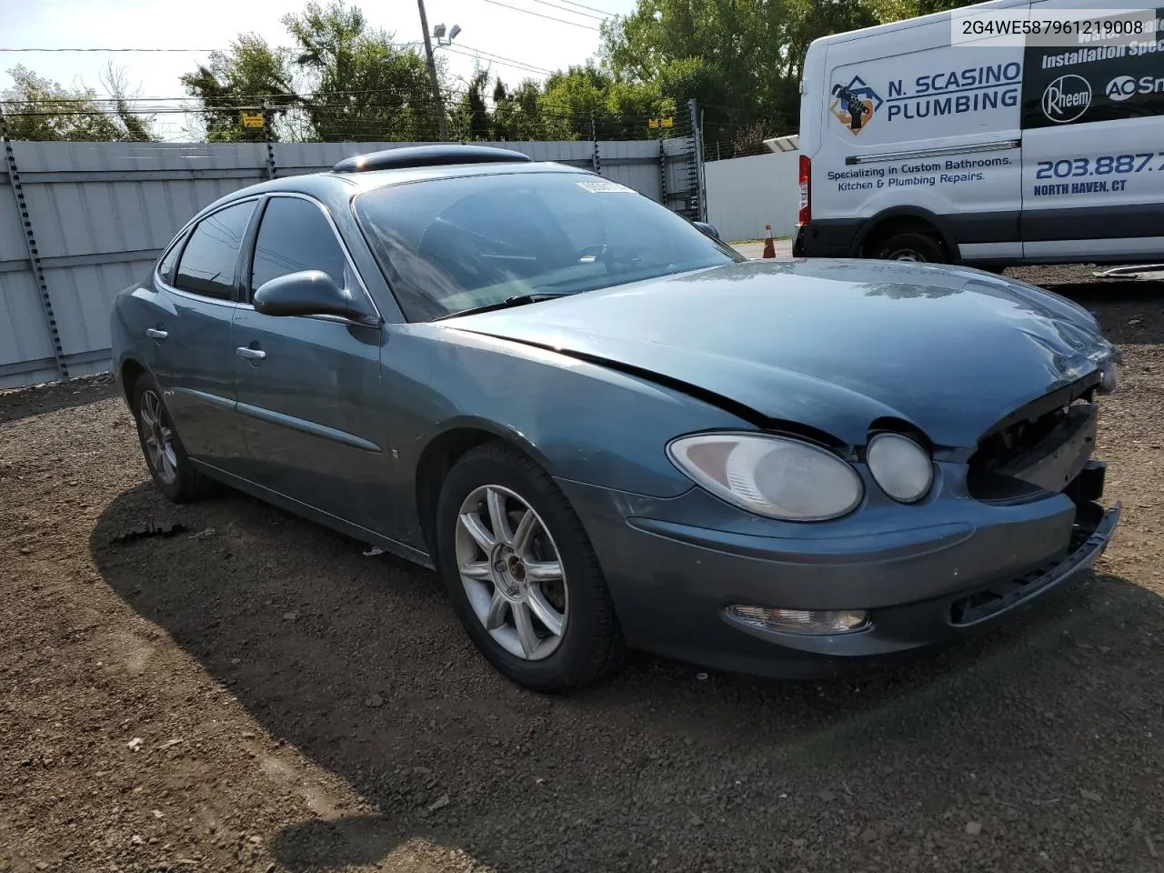 2006 Buick Lacrosse Cxs VIN: 2G4WE587961219008 Lot: 69391774