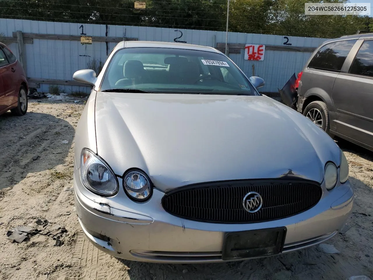 2006 Buick Lacrosse Cx VIN: 2G4WC582661275305 Lot: 70347894