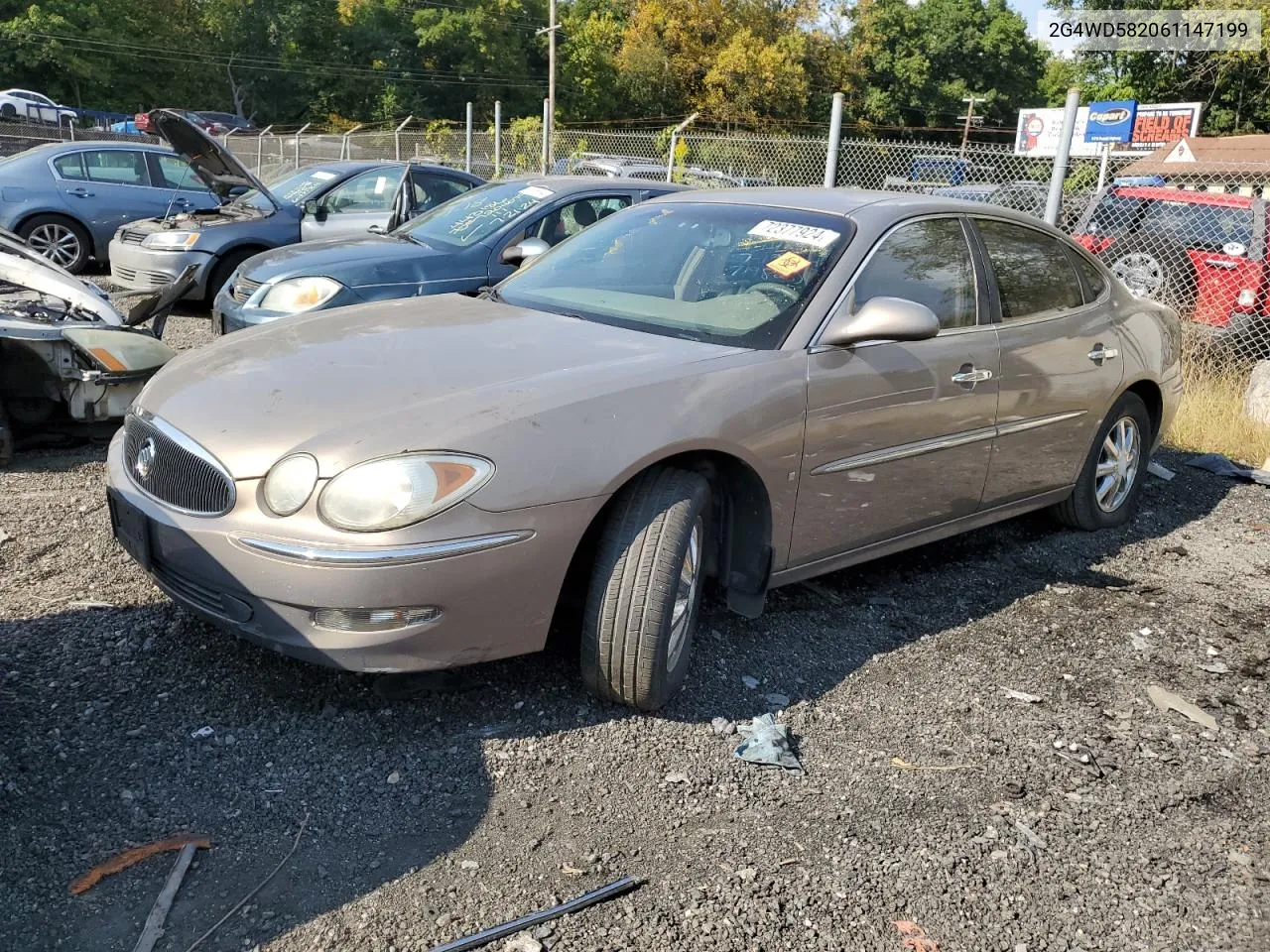 2006 Buick Lacrosse Cxl VIN: 2G4WD582061147199 Lot: 72377924