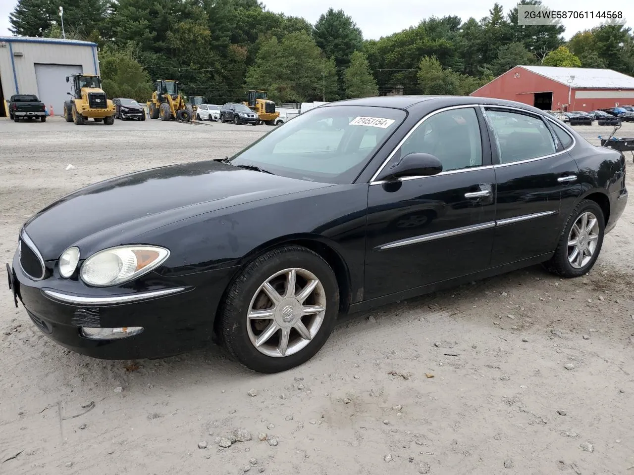 2006 Buick Lacrosse Cxs VIN: 2G4WE587061144568 Lot: 72453154