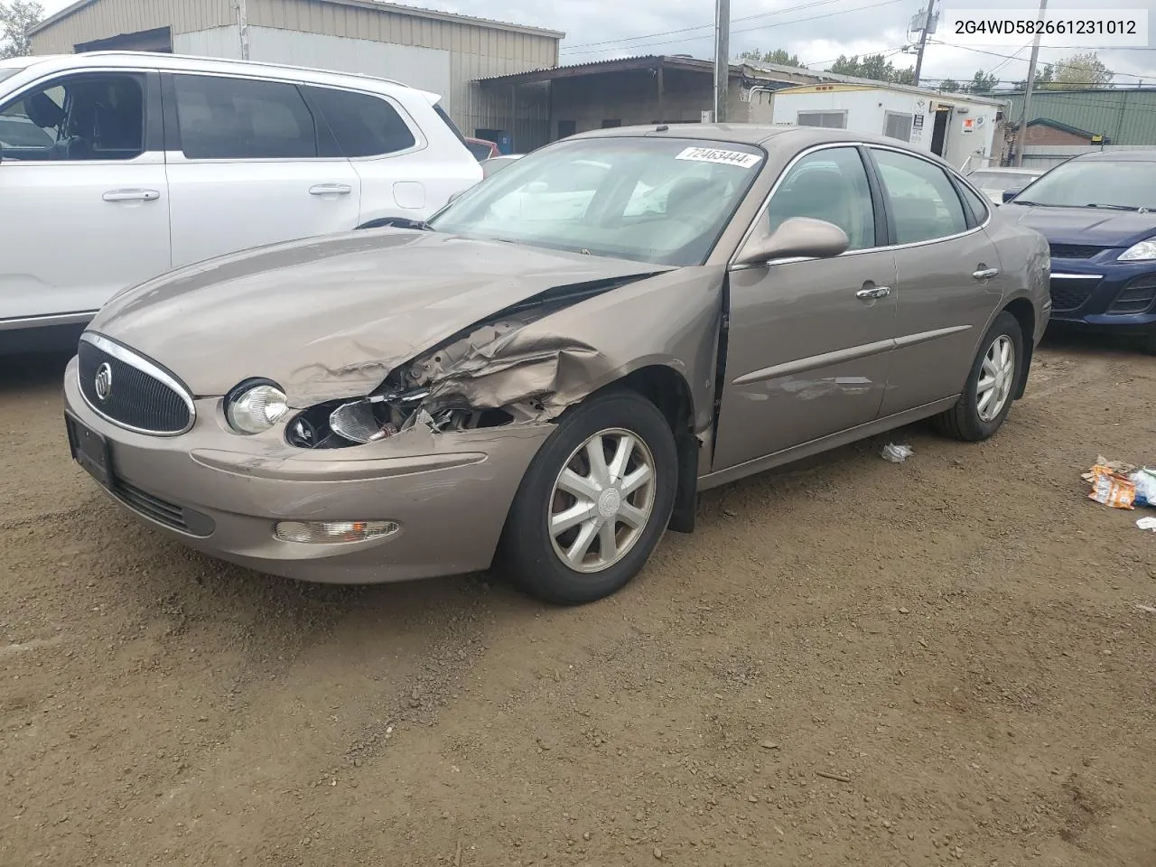 2006 Buick Lacrosse Cxl VIN: 2G4WD582661231012 Lot: 72463444