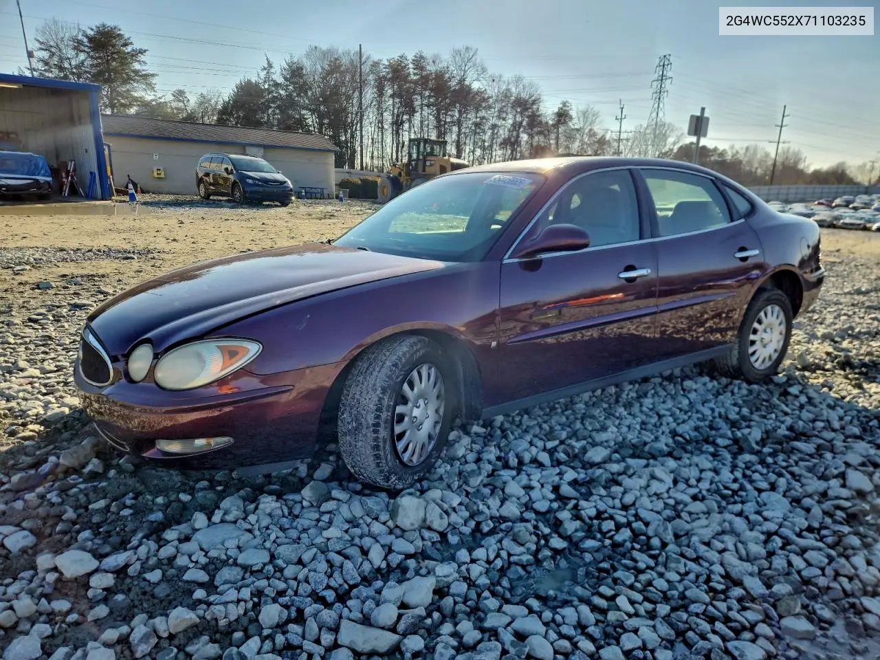 2G4WC552X71103235 2007 Buick Lacrosse Cx