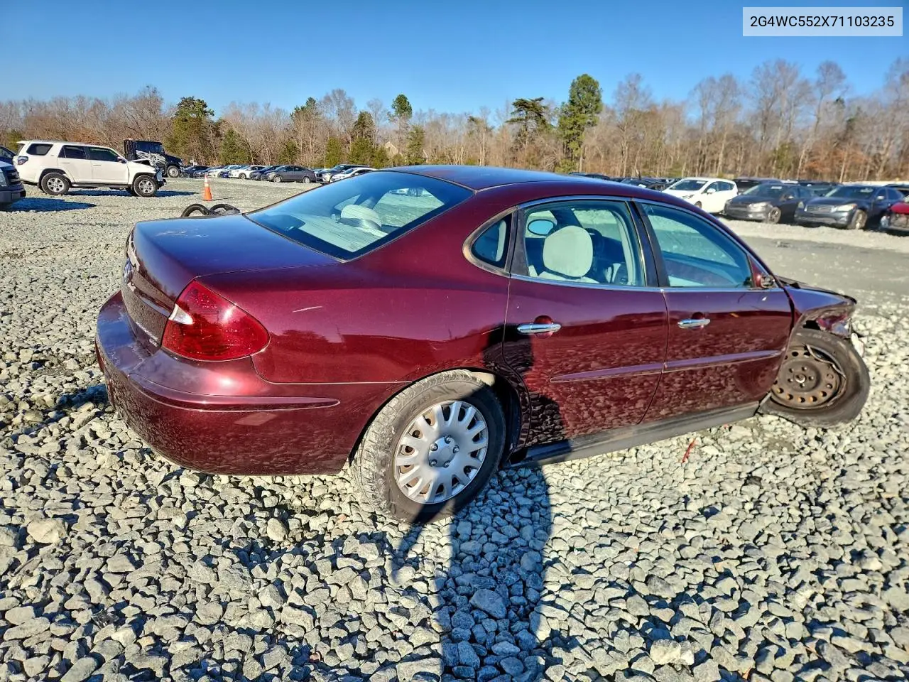 2G4WC552X71103235 2007 Buick Lacrosse Cx