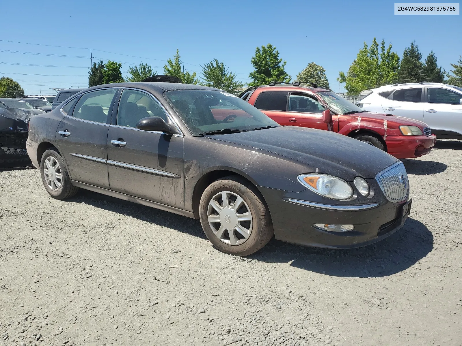 2008 Buick Lacrosse Cx VIN: 2G4WC582981375756 Lot: 61990504