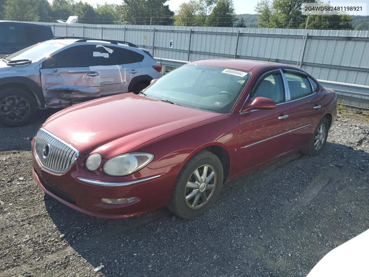 2008 Buick Lacrosse Cxl VIN: 2G4WD582481198921 Lot: 68669444