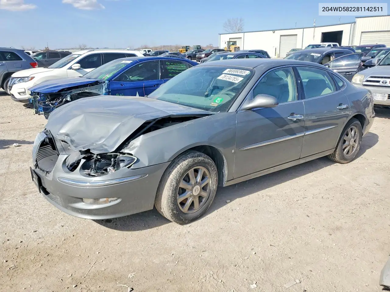 2G4WD582281142511 2008 Buick Lacrosse Cxl