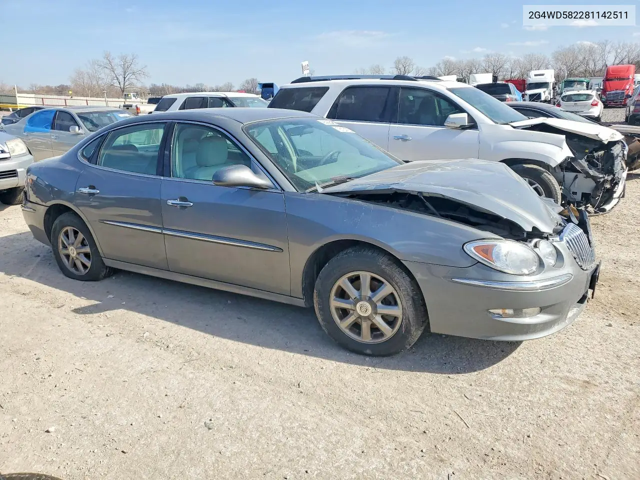 2G4WD582281142511 2008 Buick Lacrosse Cxl