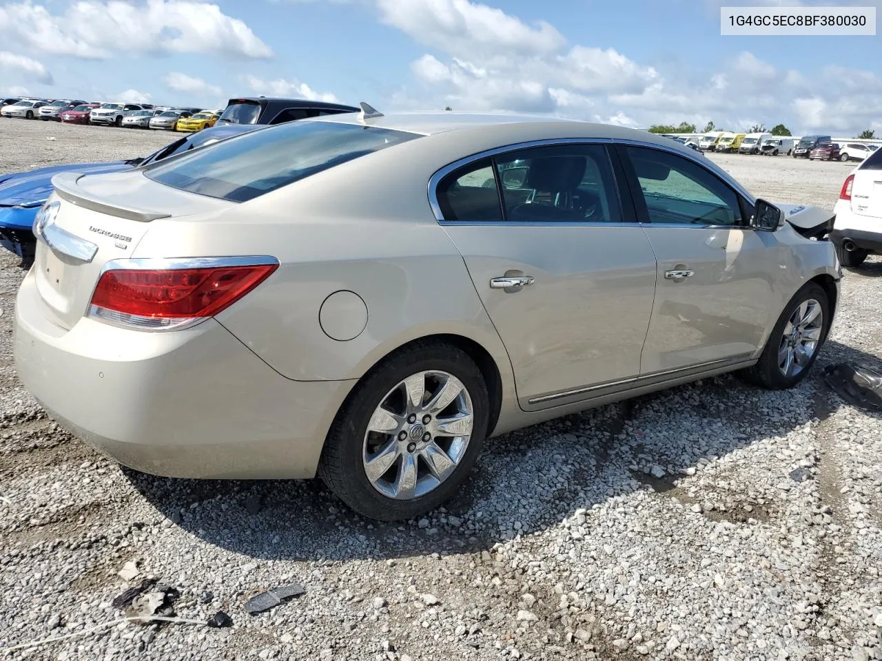 2011 Buick Lacrosse Cxl VIN: 1G4GC5EC8BF380030 Lot: 65629674