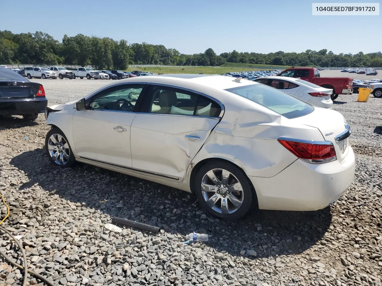 1G4GE5ED7BF391720 2011 Buick Lacrosse Cxs