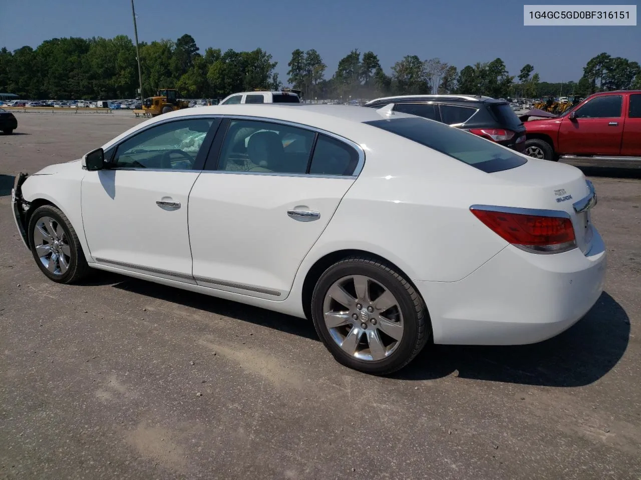 2011 Buick Lacrosse Cxl VIN: 1G4GC5GD0BF316151 Lot: 68801794