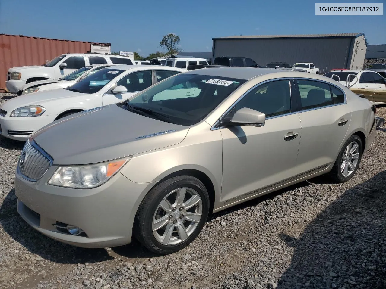 2011 Buick Lacrosse Cxl VIN: 1G4GC5EC8BF187912 Lot: 71583124