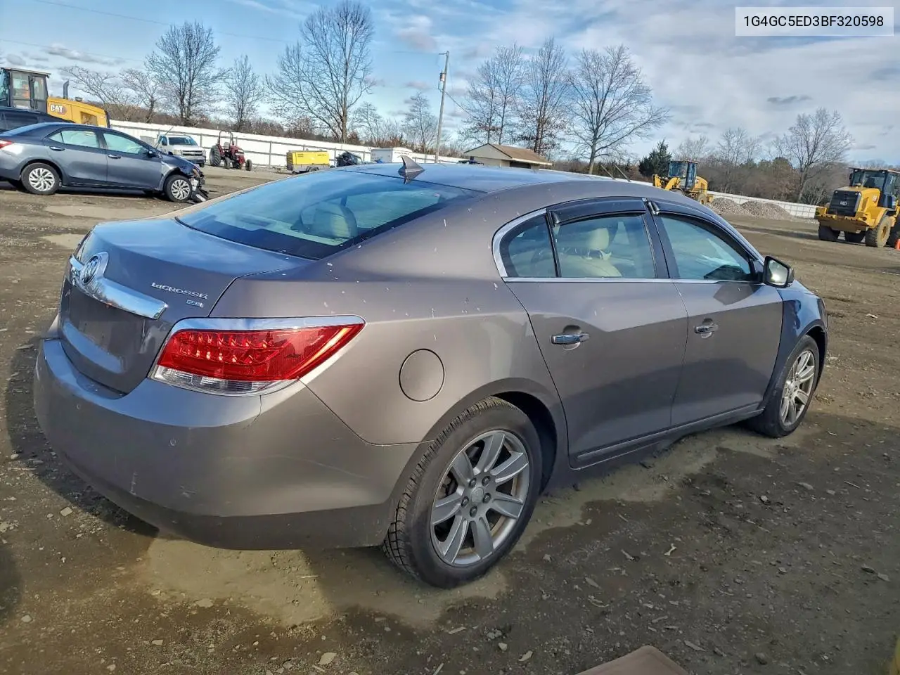 1G4GC5ED3BF320598 2011 Buick Lacrosse Cxl