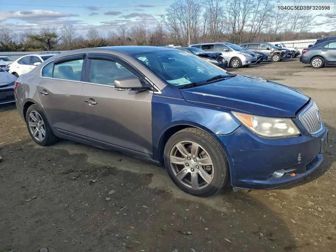1G4GC5ED3BF320598 2011 Buick Lacrosse Cxl