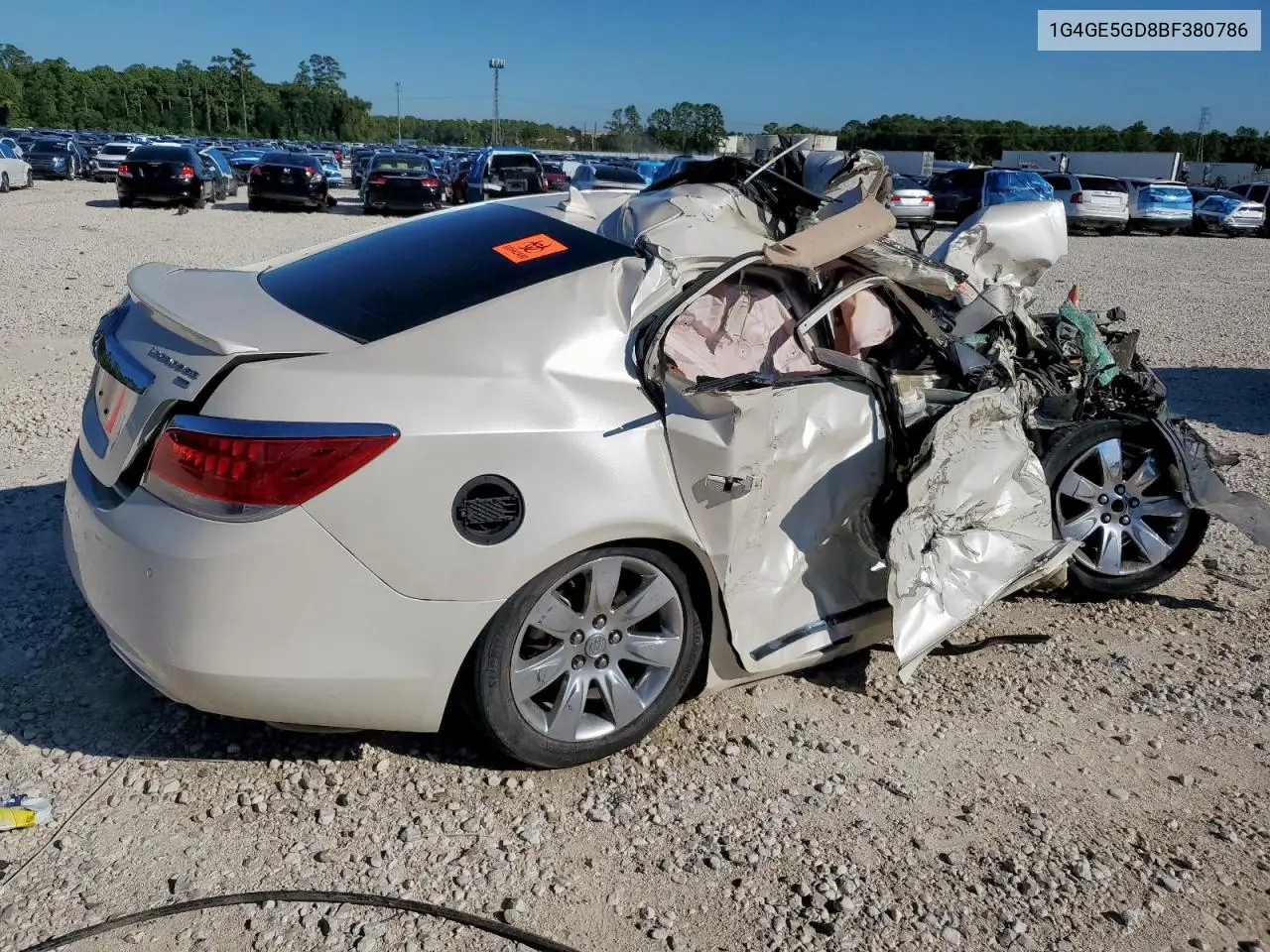1G4GE5GD8BF380786 2011 Buick Lacrosse Cxs