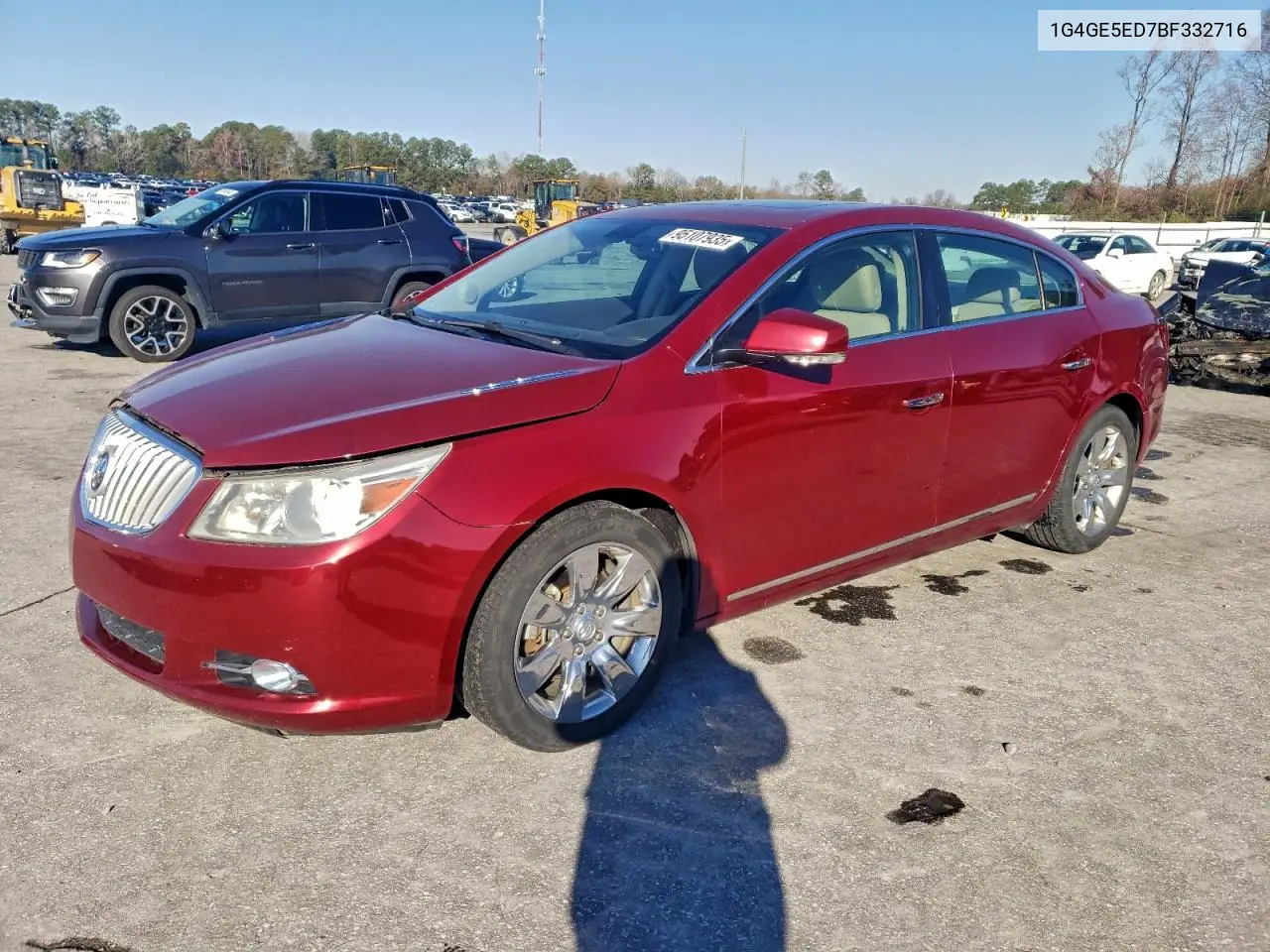 1G4GE5ED7BF332716 2011 Buick Lacrosse Cxs