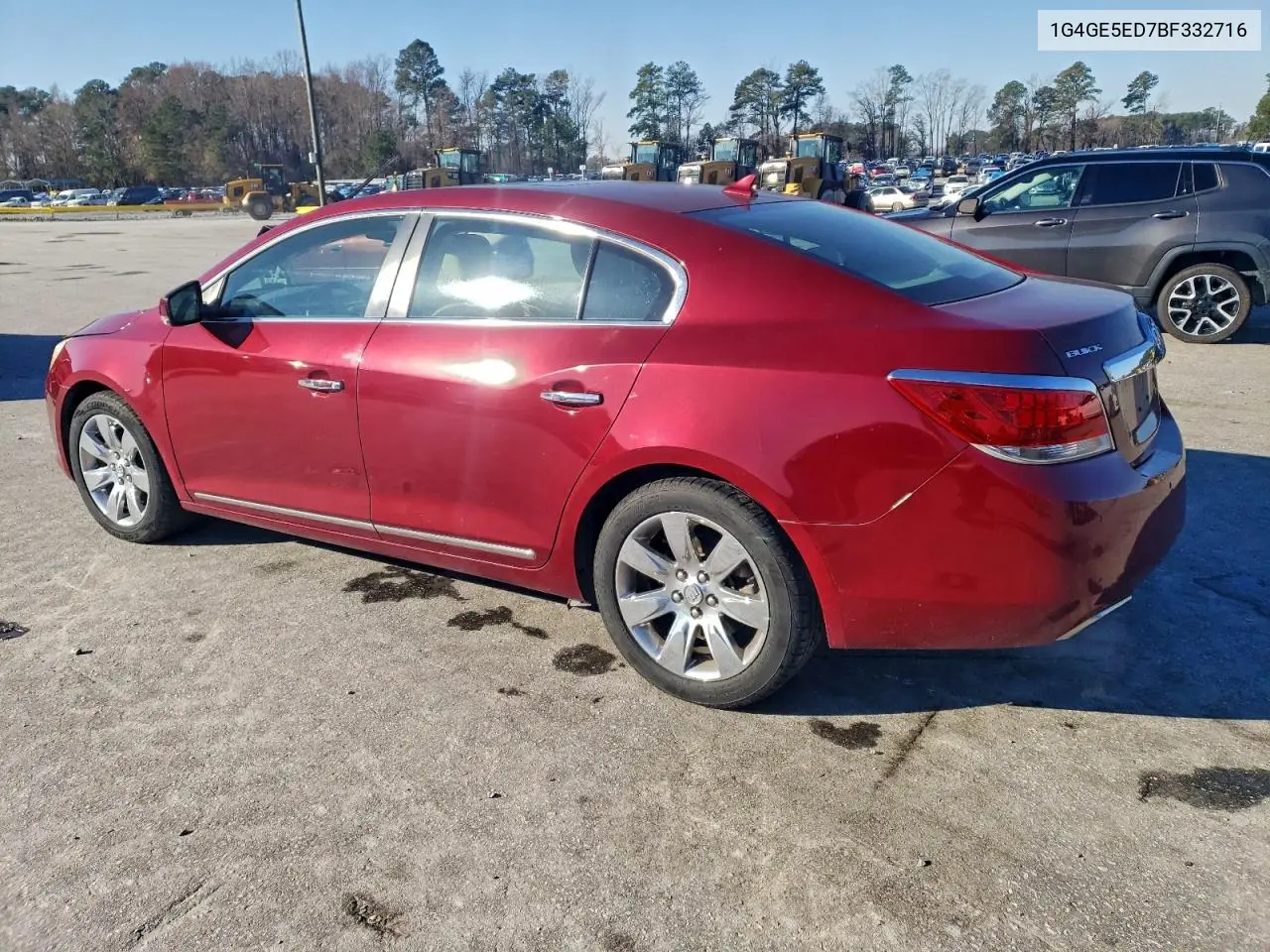 1G4GE5ED7BF332716 2011 Buick Lacrosse Cxs
