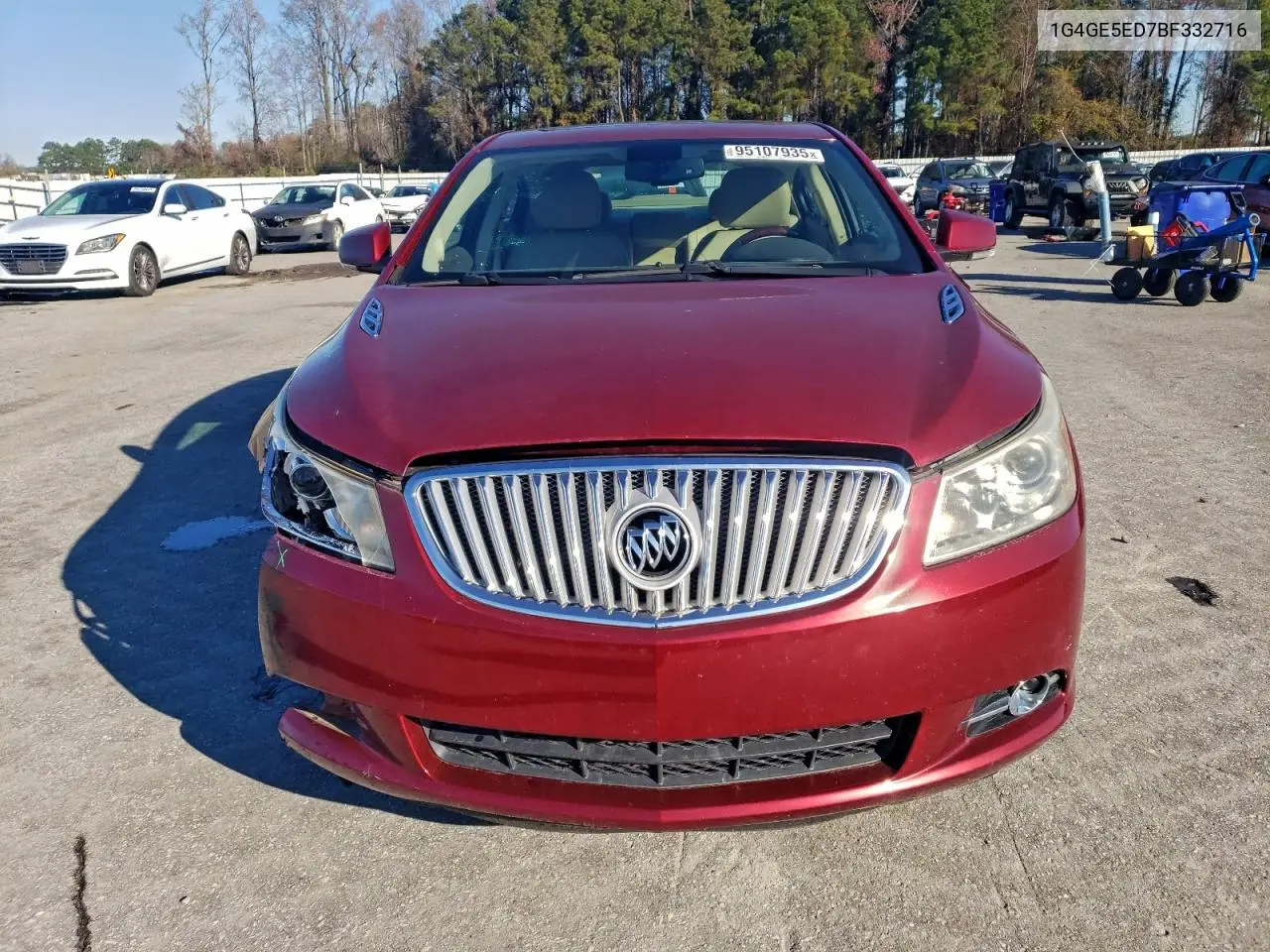 1G4GE5ED7BF332716 2011 Buick Lacrosse Cxs