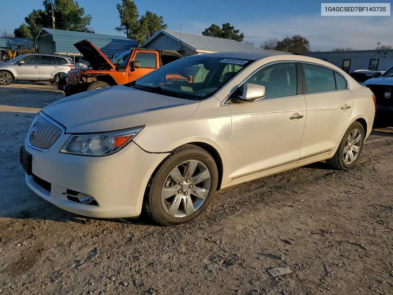 1G4GC5ED7BF140735 2011 Buick Lacrosse Cxl