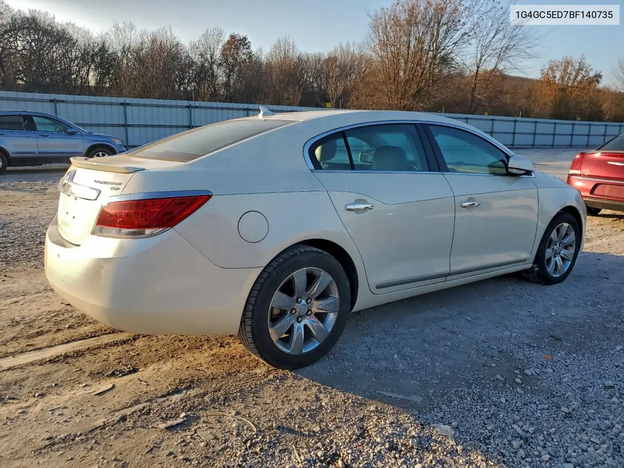 1G4GC5ED7BF140735 2011 Buick Lacrosse Cxl