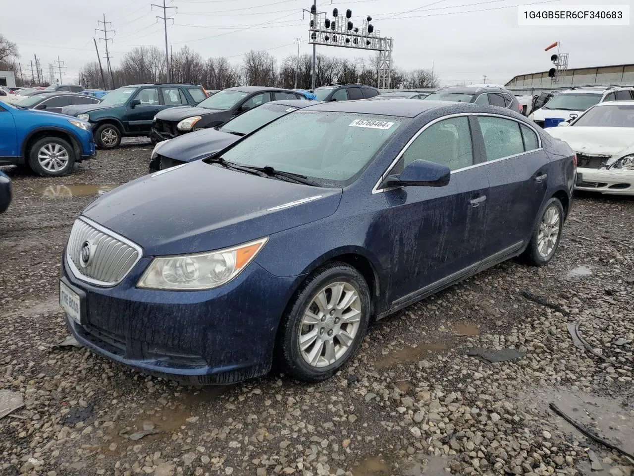 2012 Buick Lacrosse Convenience VIN: 1G4GB5ER6CF340683 Lot: 45768464